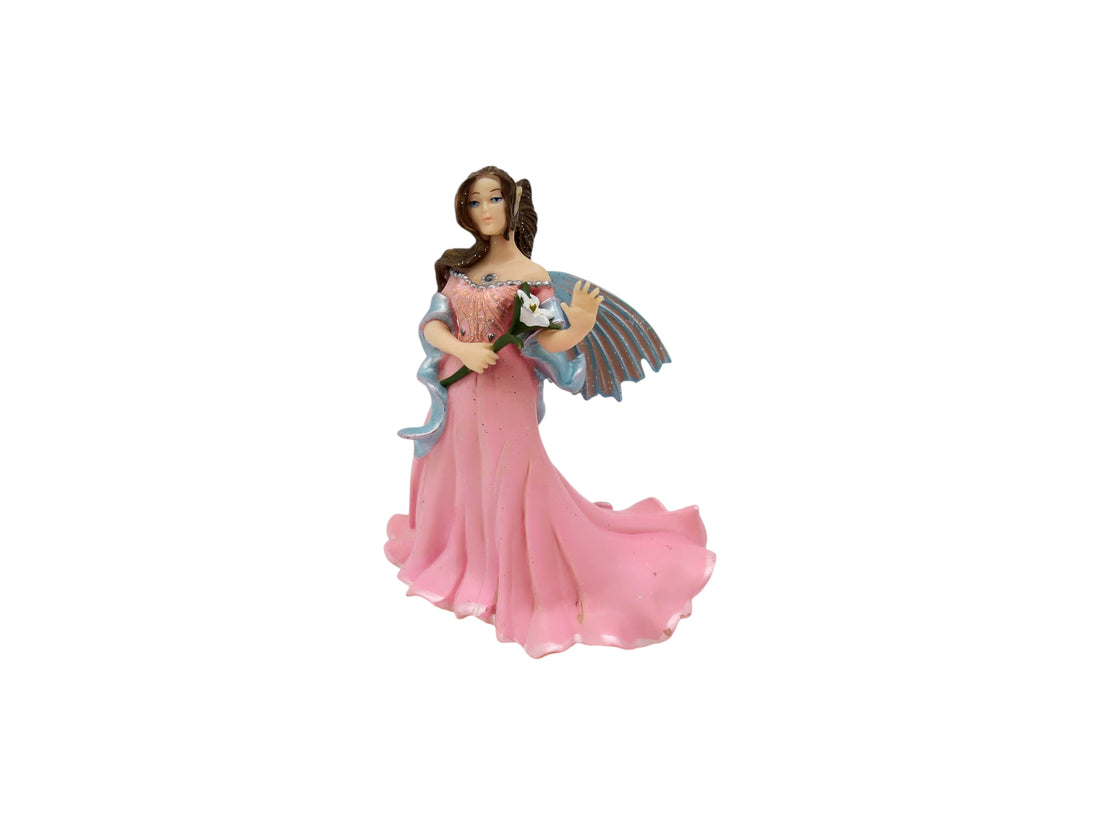 Figurine - Elfe rose au lys 
