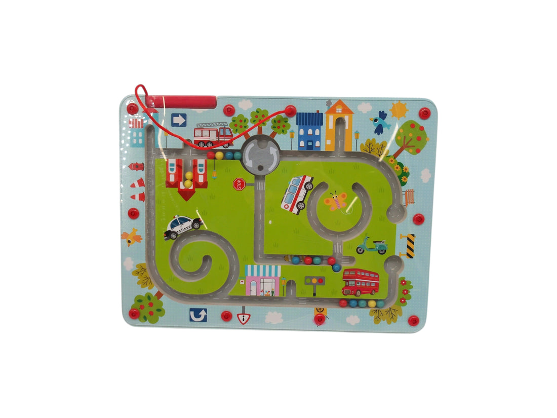 Jeu magnétique labyrinthe billes - La ville