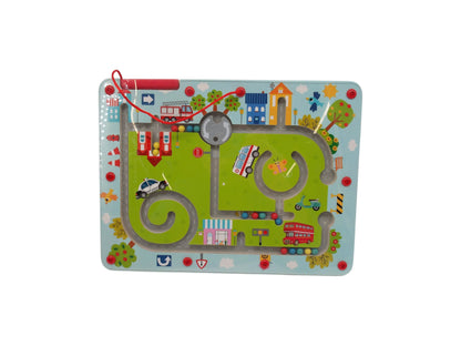 Jeu magnétique labyrinthe billes - La ville