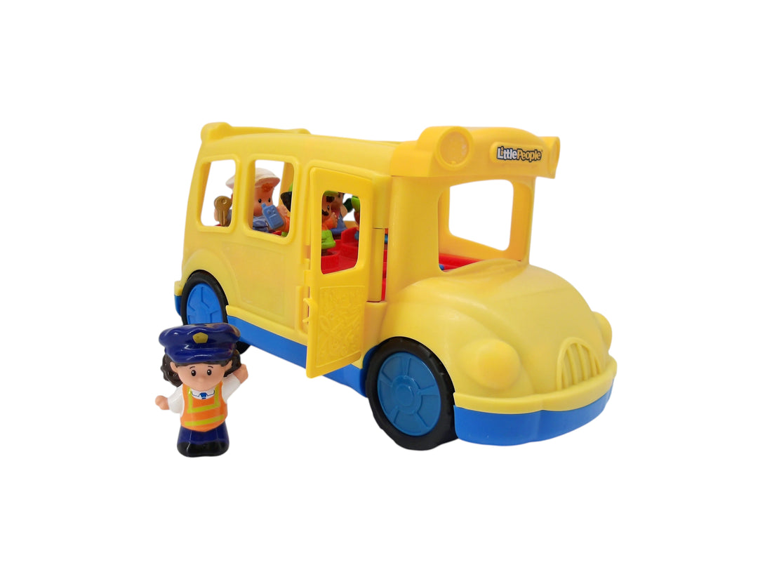 Bus scolaire et 5 personnages - Little People