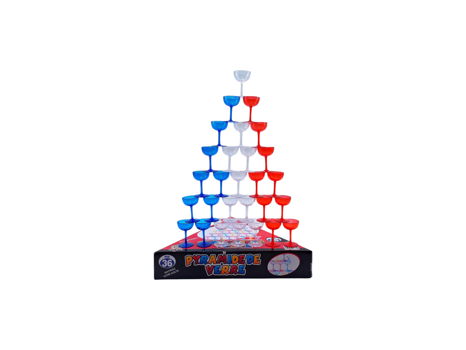 Pyramide de verres
