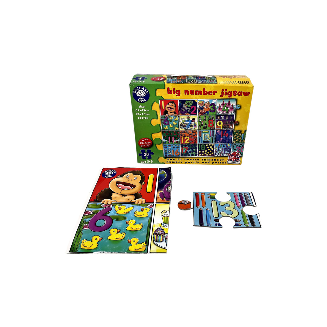 Puzzle - Big number - 20 pièces- Édition 2014