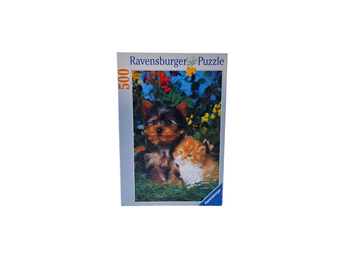 Puzzle - Chat et chien - 500 pièces