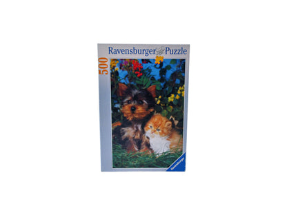Puzzle - Chat et chien - 500 pièces
