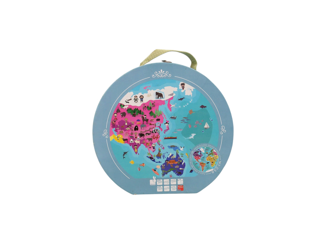 Valisette puzzle - Planète bleue - 208 pièces- Édition 2011