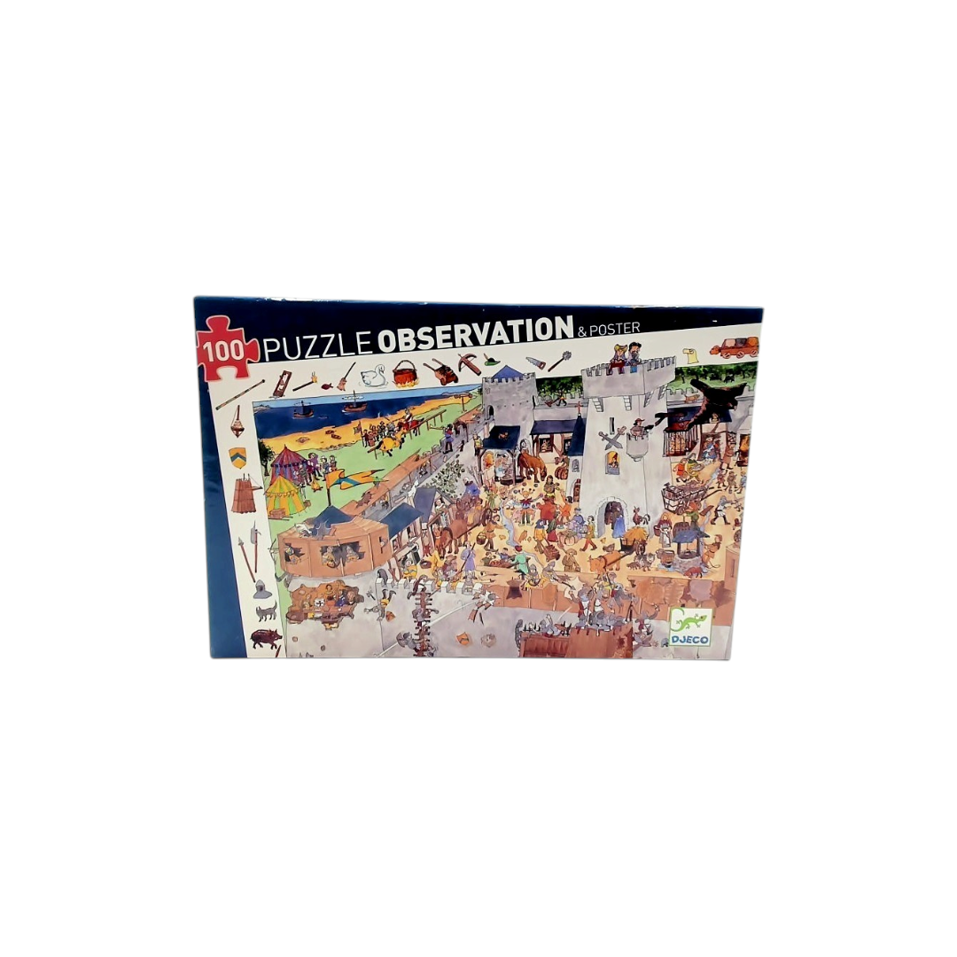 Puzzle découvertes - Le château fort - 100 pièces