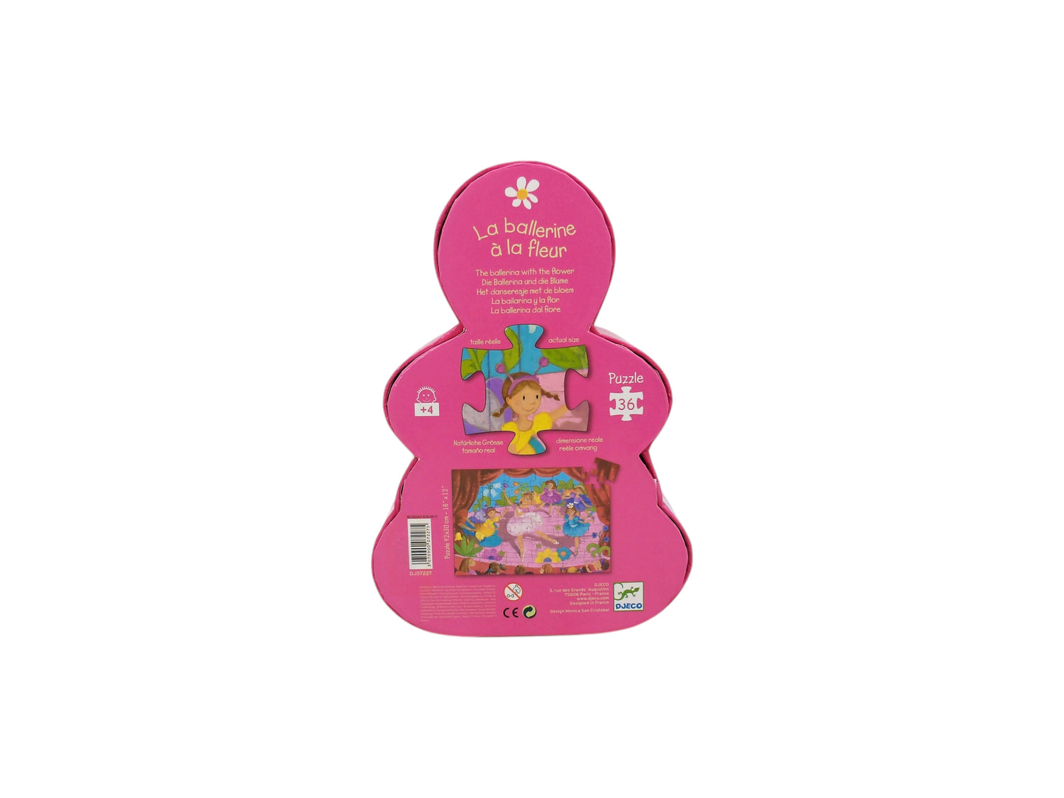 Puzzle - La ballerine à la fleur - 36 pièces
