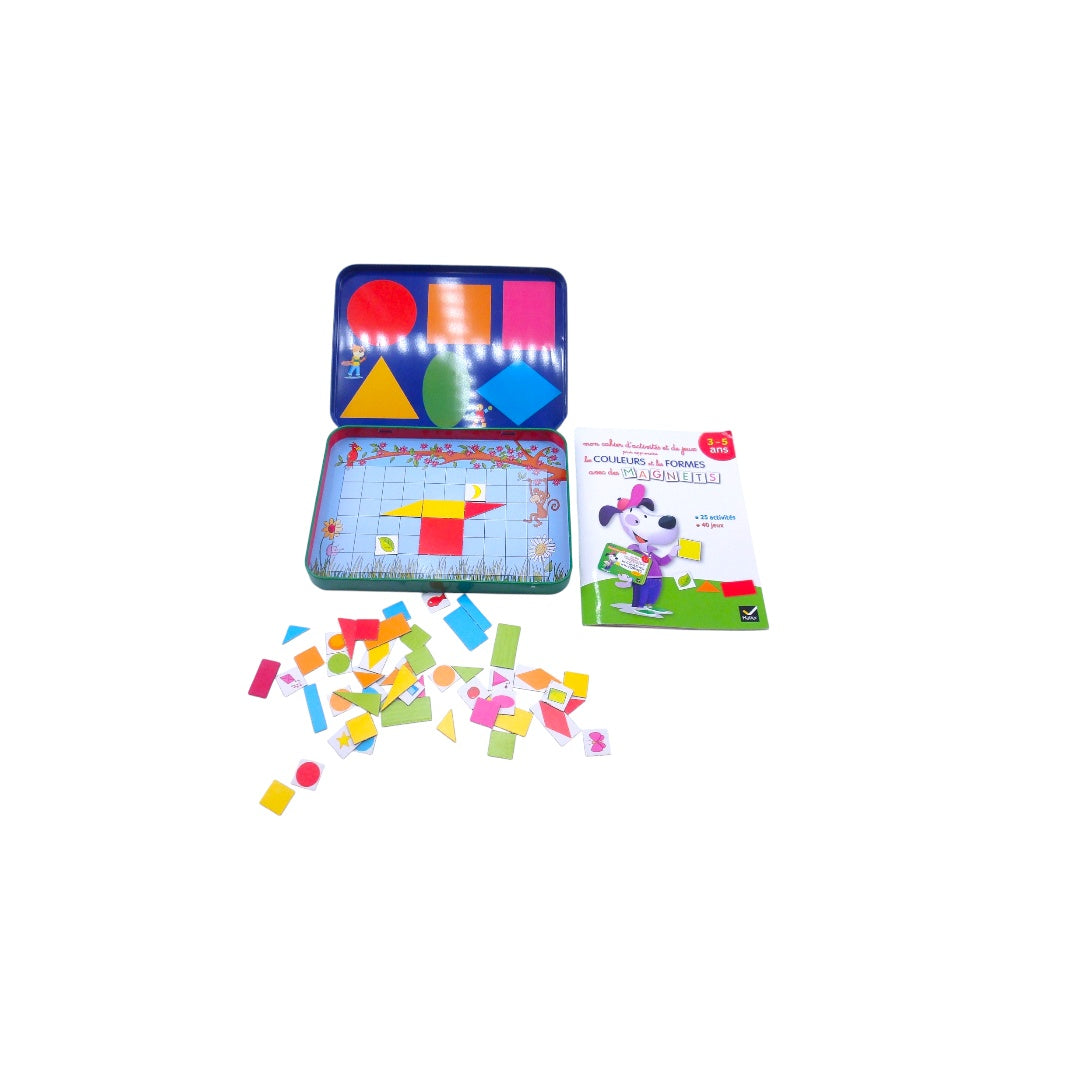 Maternelle - Ma boîte de magnets pour apprendre les couleurs et les formes- Édition 2013