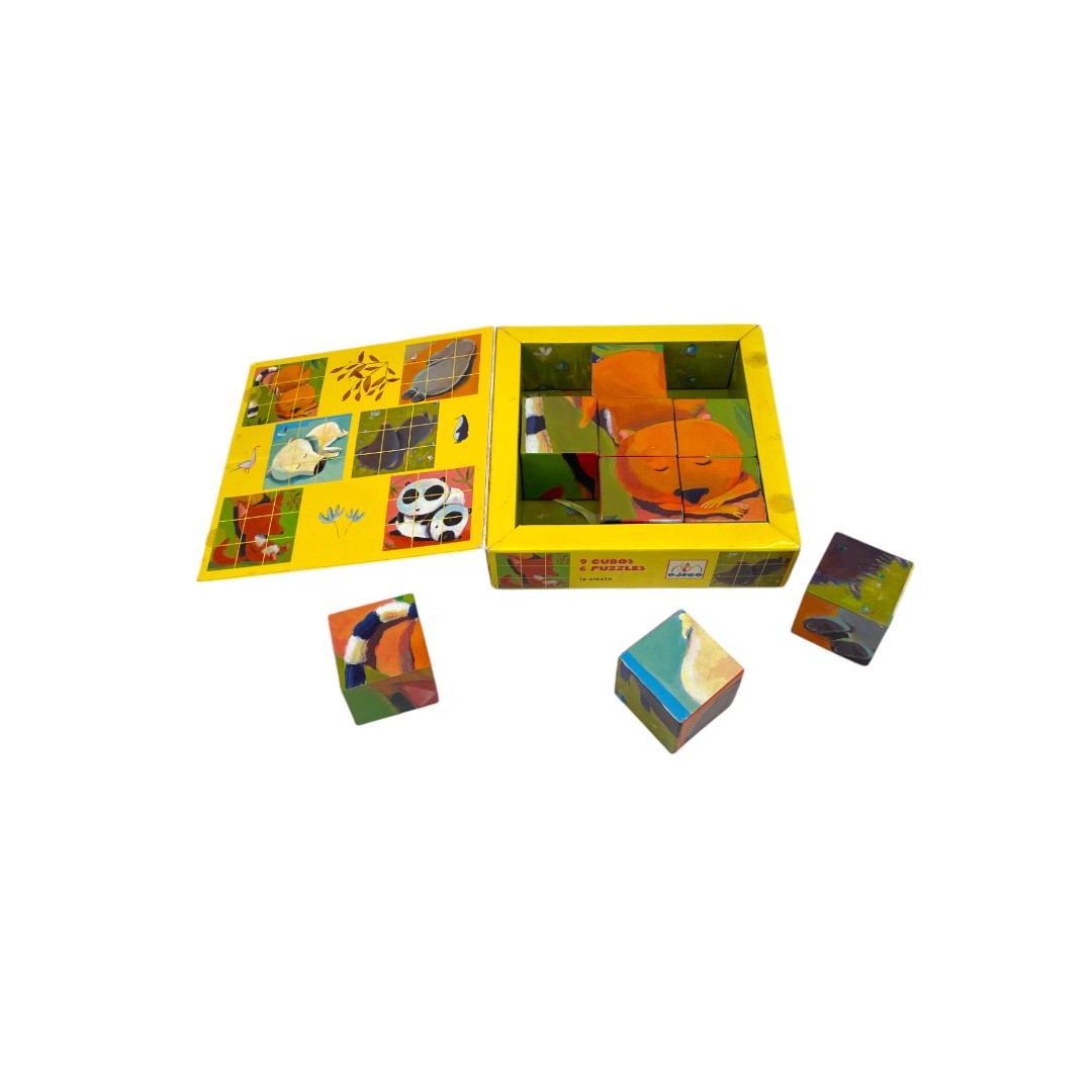  9 Cubes puzzles - La sieste