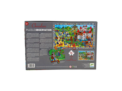 Puzzle Observation -  Chevaliers - 54 pièces