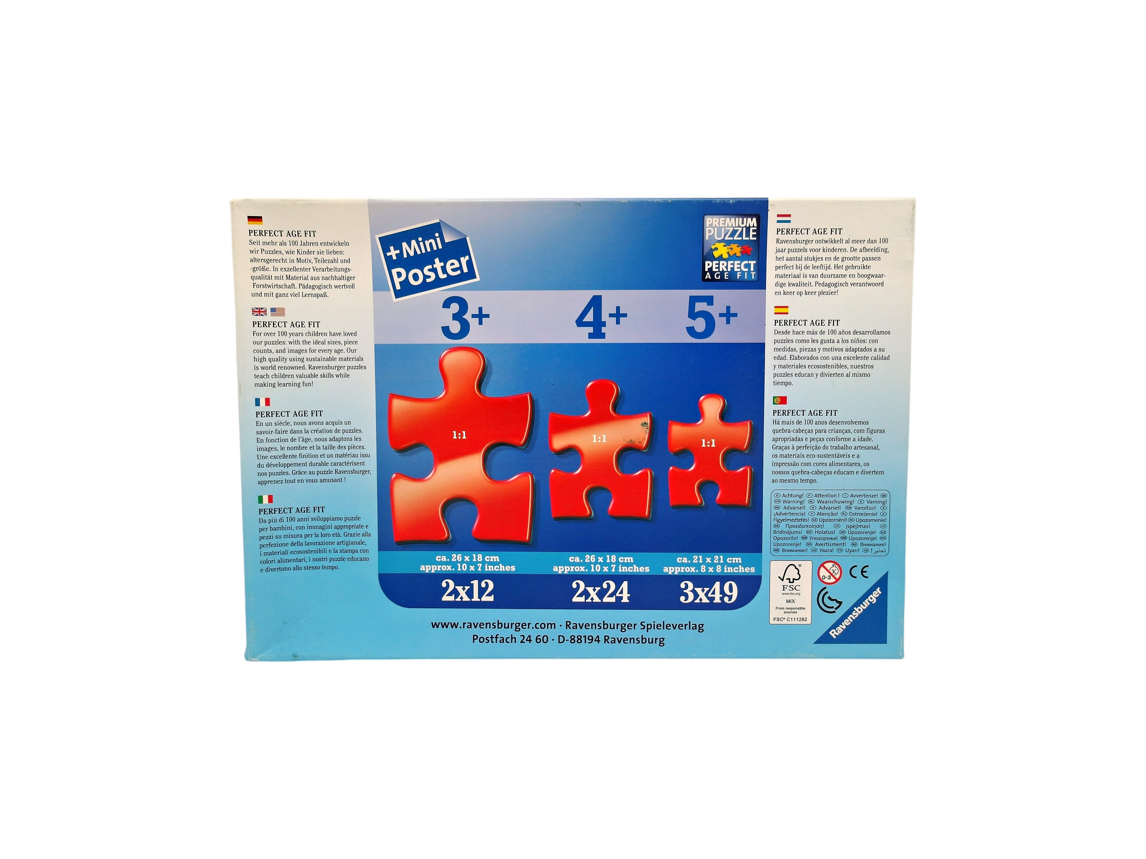 Puzzle Disney - La Reine Des Neiges - 3x49 pièces- Édition 2014