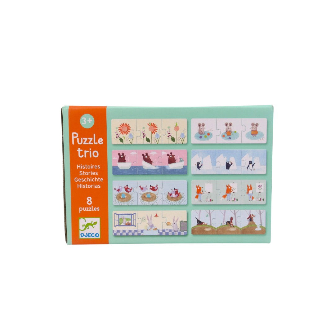 Puzzle Trio Histoires - 8x3 pièces