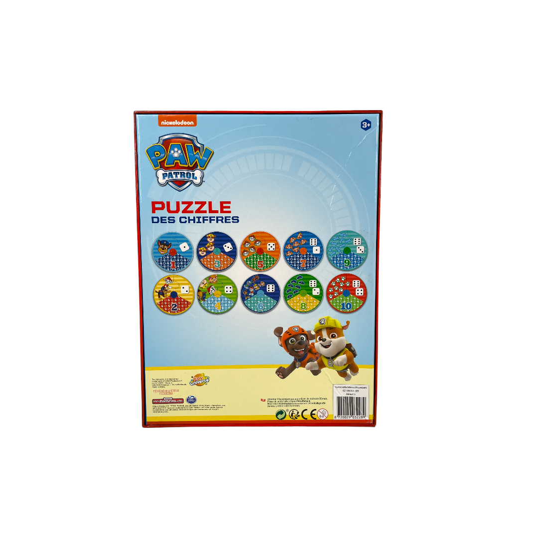 Puzzle des chiffres - Paw Patrol