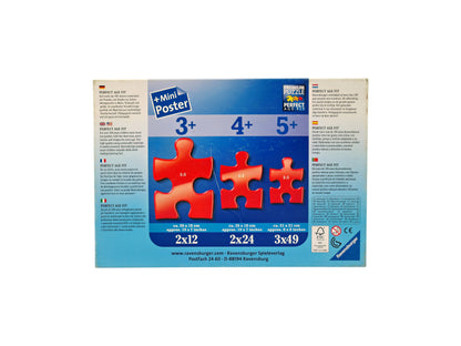 Puzzle - Raiponce - 3x49 pièces