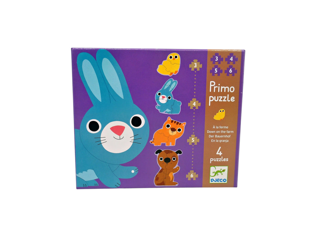 Primo Puzzle - A la ferme - 18 pièces