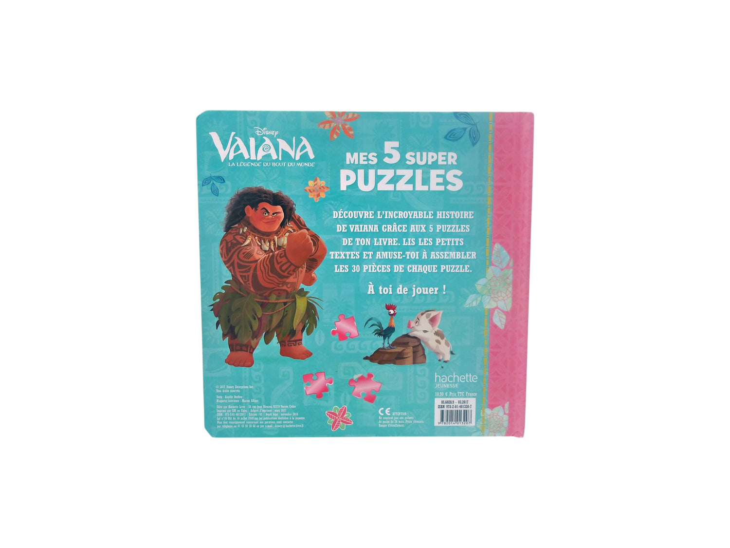 Vaïana - Mes 5 super puzzles  - 30 pièces