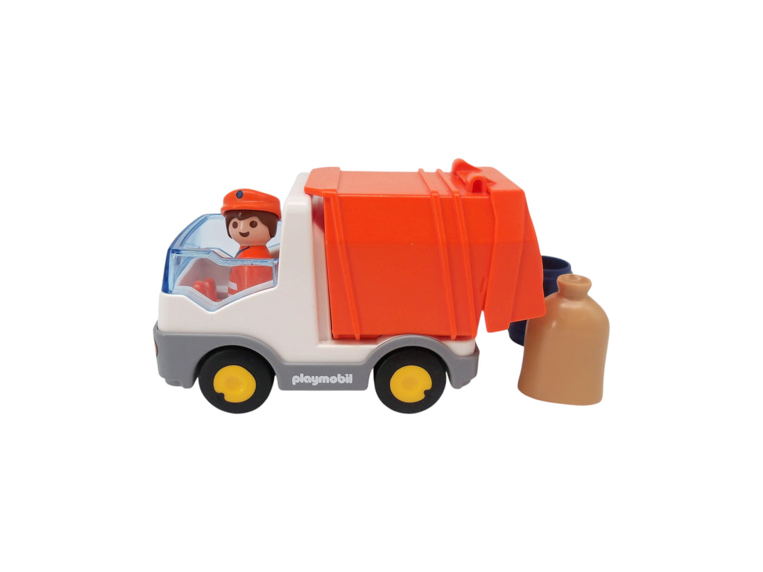 Playmobil 1.2.3 - Camion de poubelle - 6774