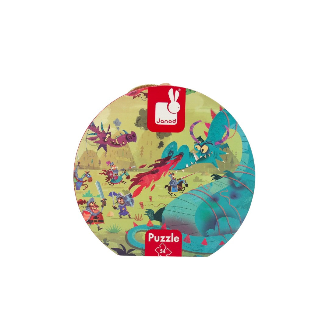 Puzzle - Chevaliers et dragons - 54 pièces- Édition 2016