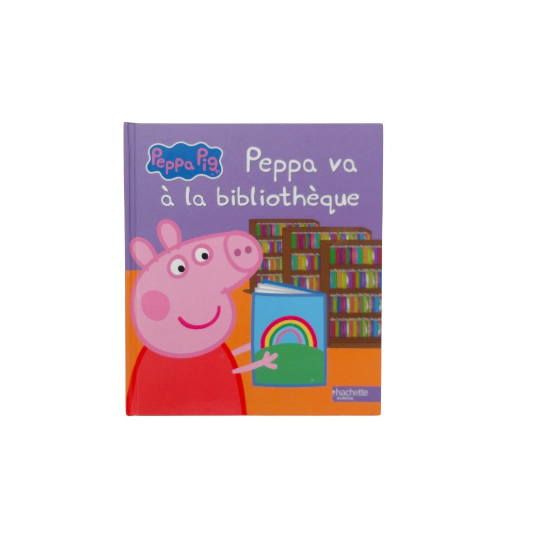 Peppa à la bibliothéque