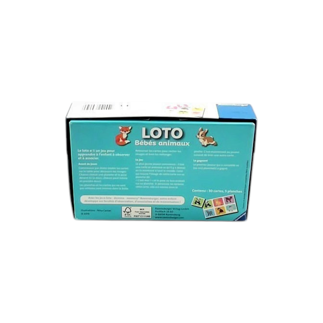 Loto - Bébés animaux