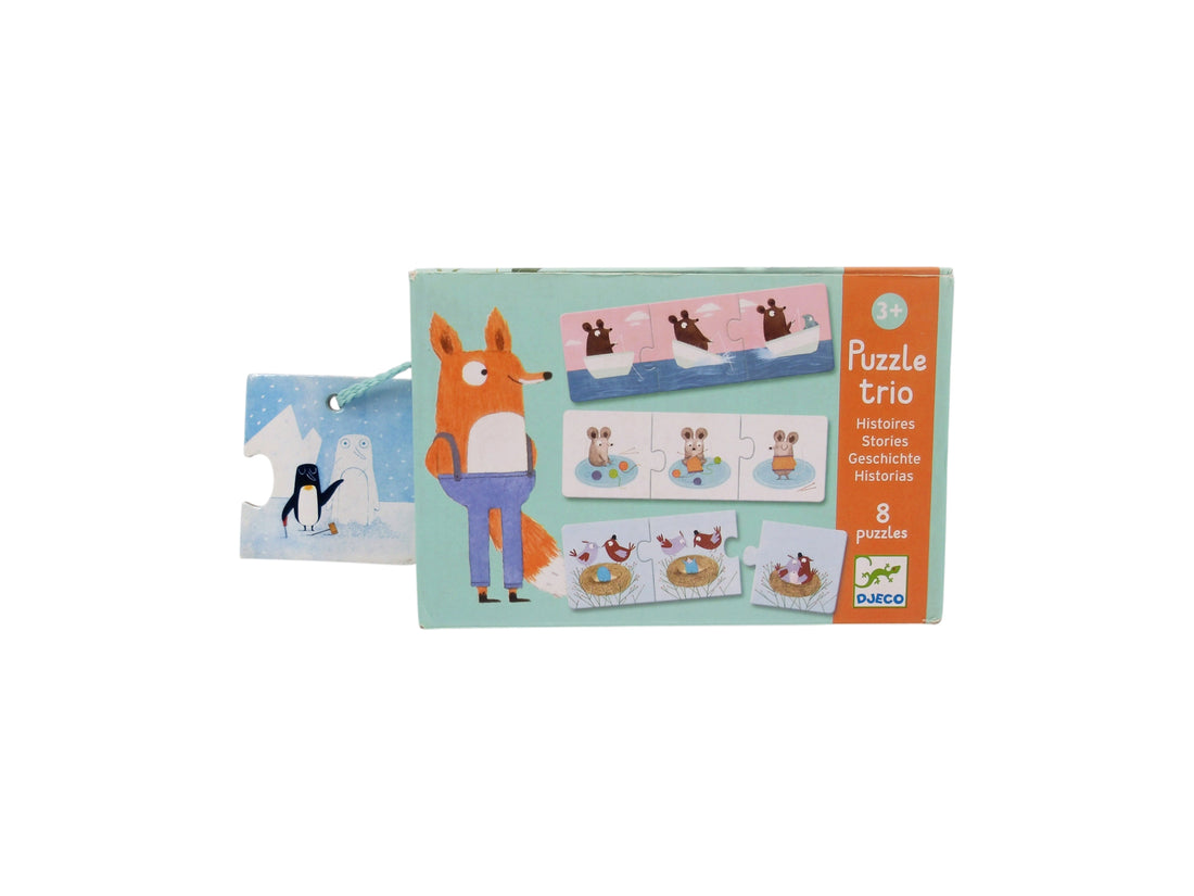 Puzzle Trio Histoires - 8 x 3 pièces