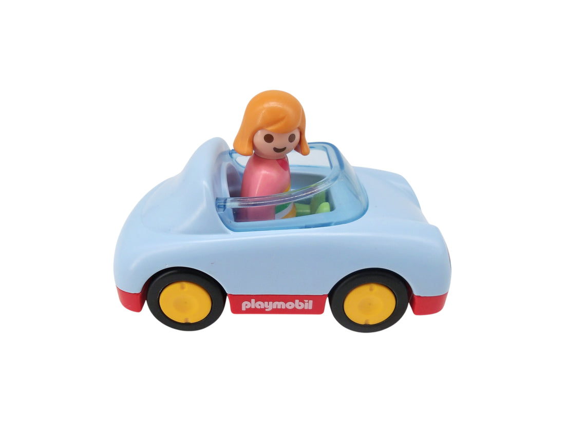 Playmobil 1.2.3 - Cabriolet et sa conductrice