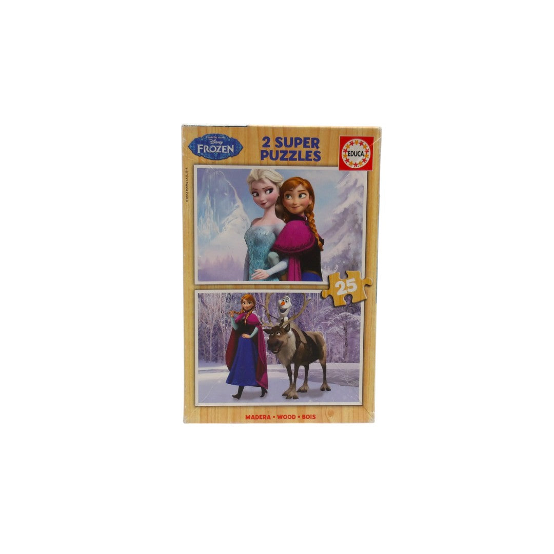 Puzzle en bois - Reine des neiges - 2x25 pièces