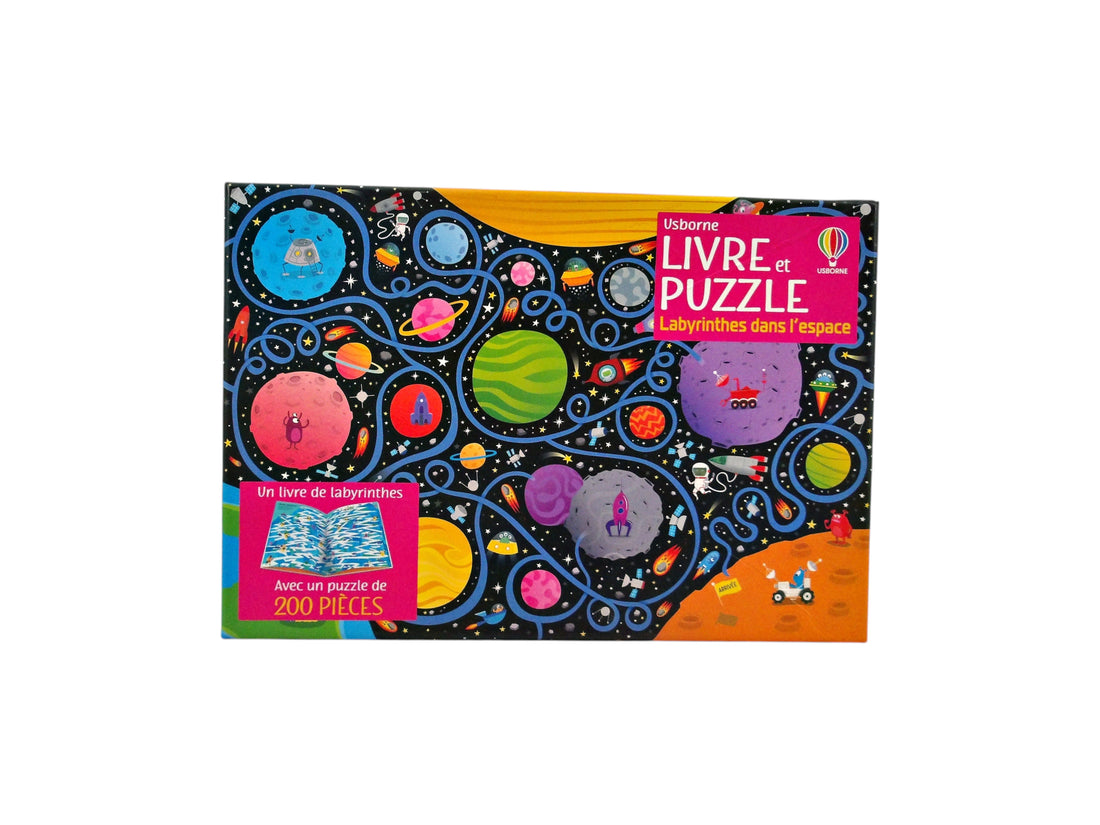 Livre et puzzle - Labyrinthes dans l&