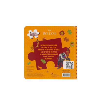 Puzzle livre - Le Roi Lion - 5x9 pièces- Édition 2018