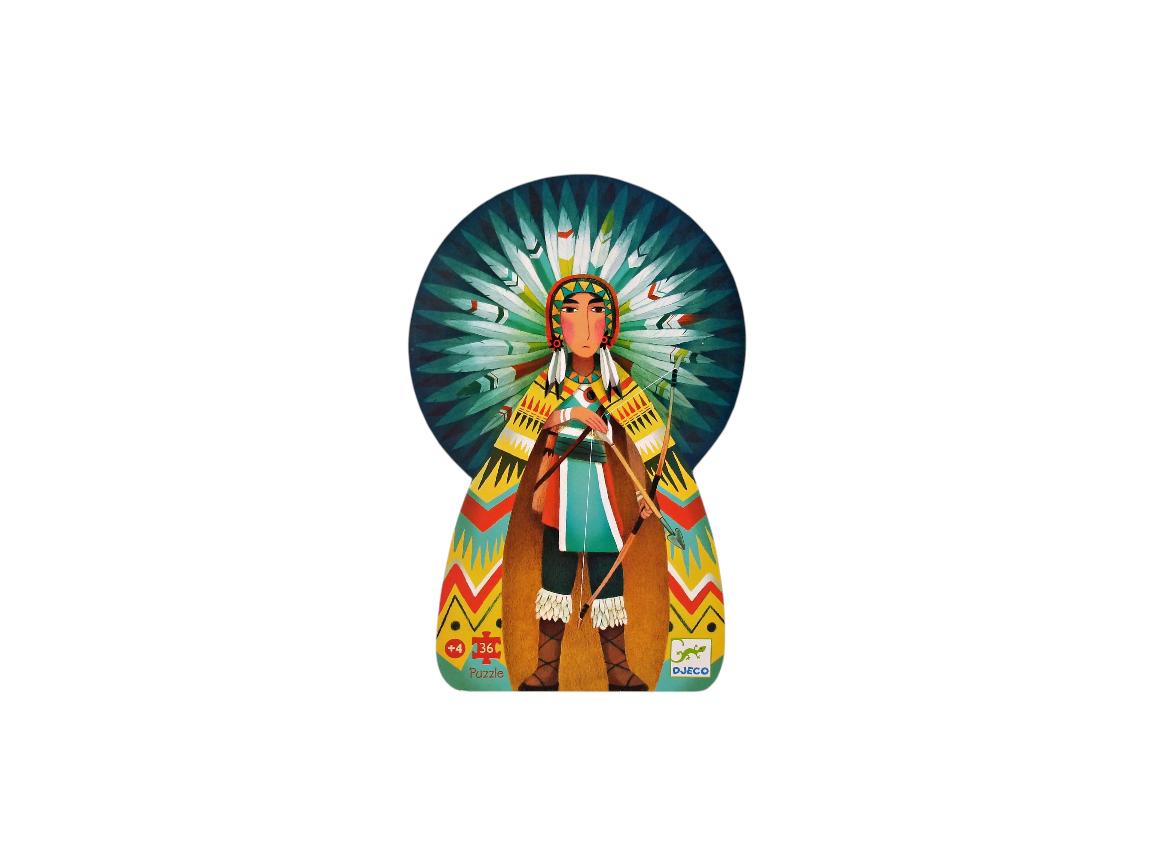 Puzzle - Tatanka, jeune indien - 36 pièces