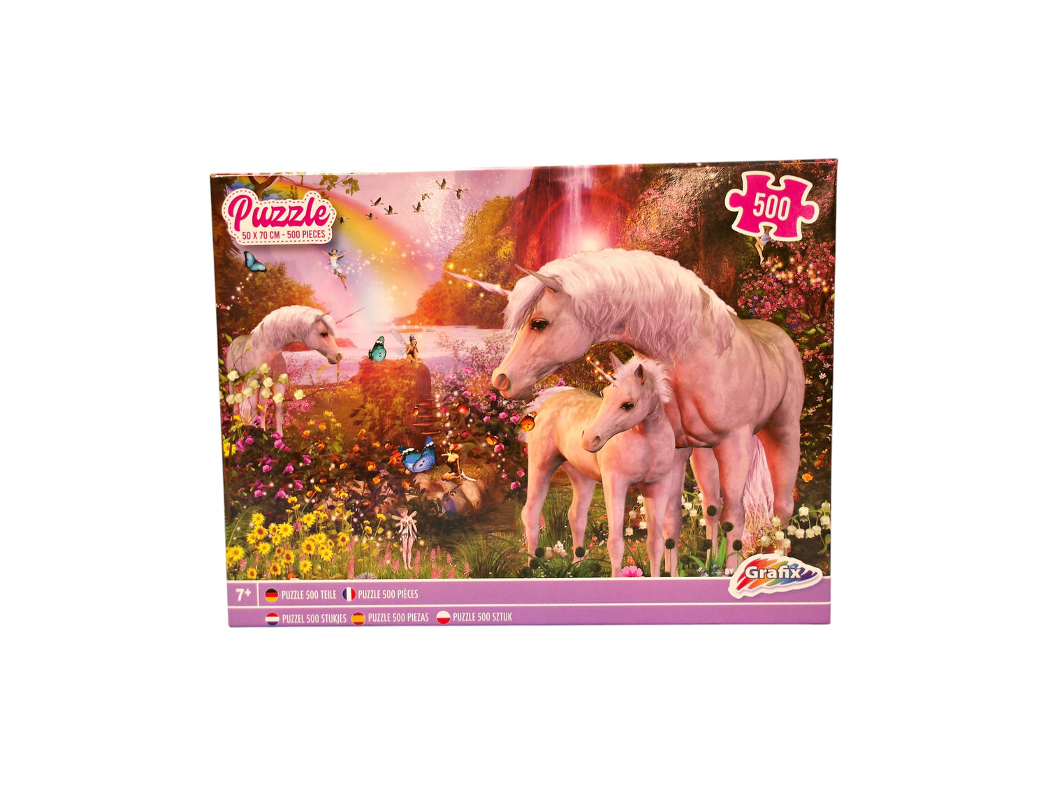 Puzzle - Licornes magiques - 500 pièces 