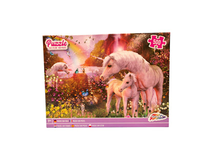 Puzzle - Licornes magiques - 500 pièces 