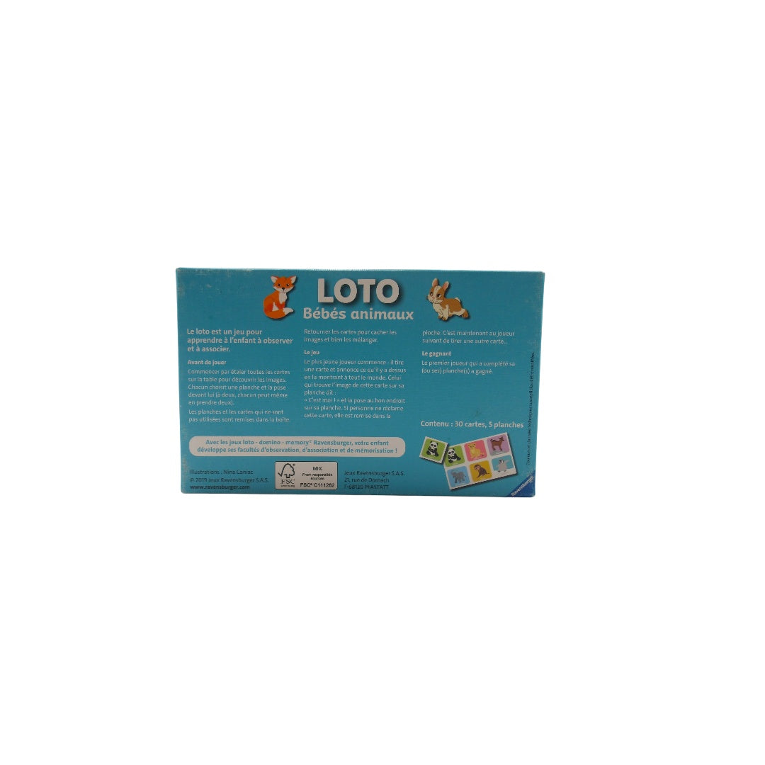 Loto - Bébés animaux- Édition 2019