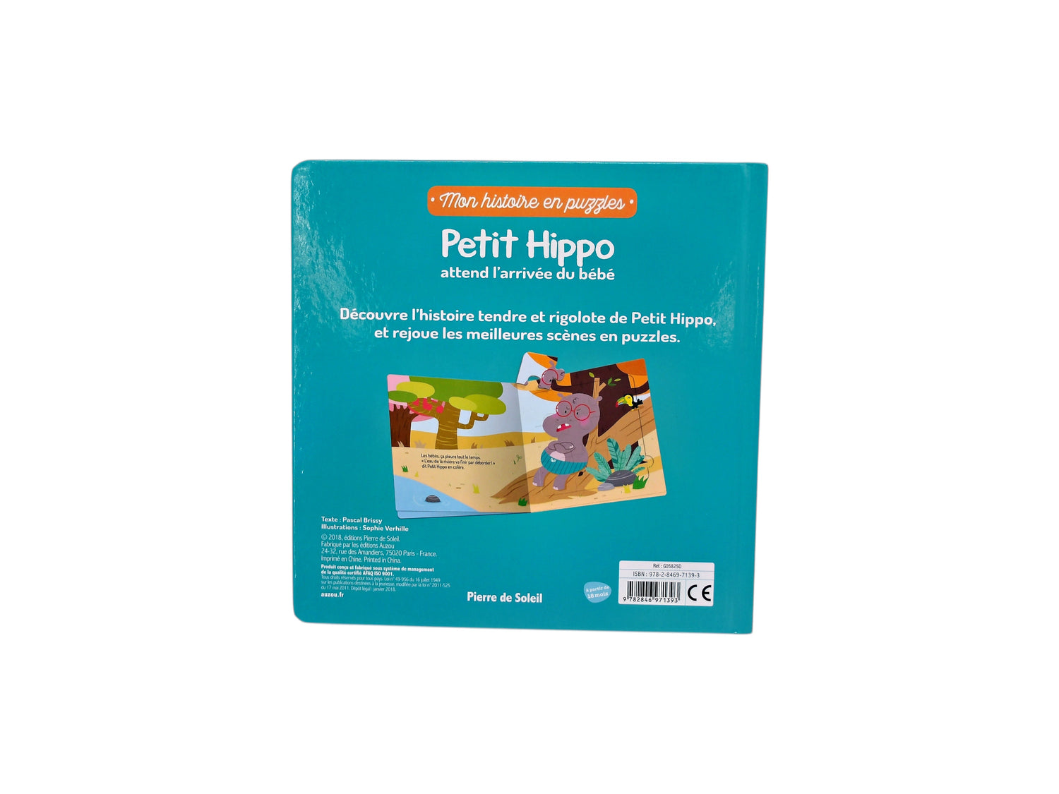 Mon histoire en puzzles - Petit Hippo attend l&