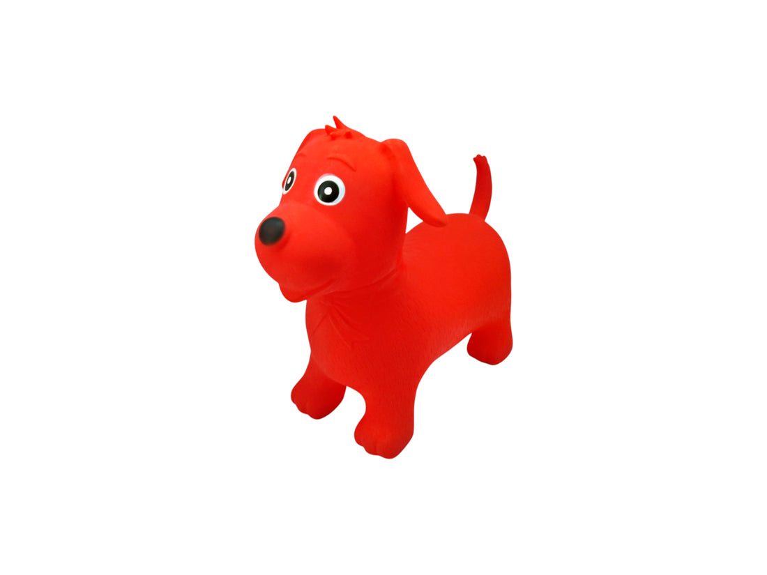 Animal sauteur - Chien rouge