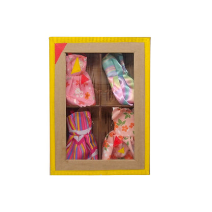 Coffret - Tenues poupées Barbie -x4