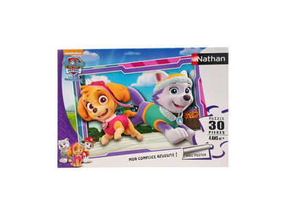 Puzzle - Stella et Everest - 30 pièces- Édition 2017