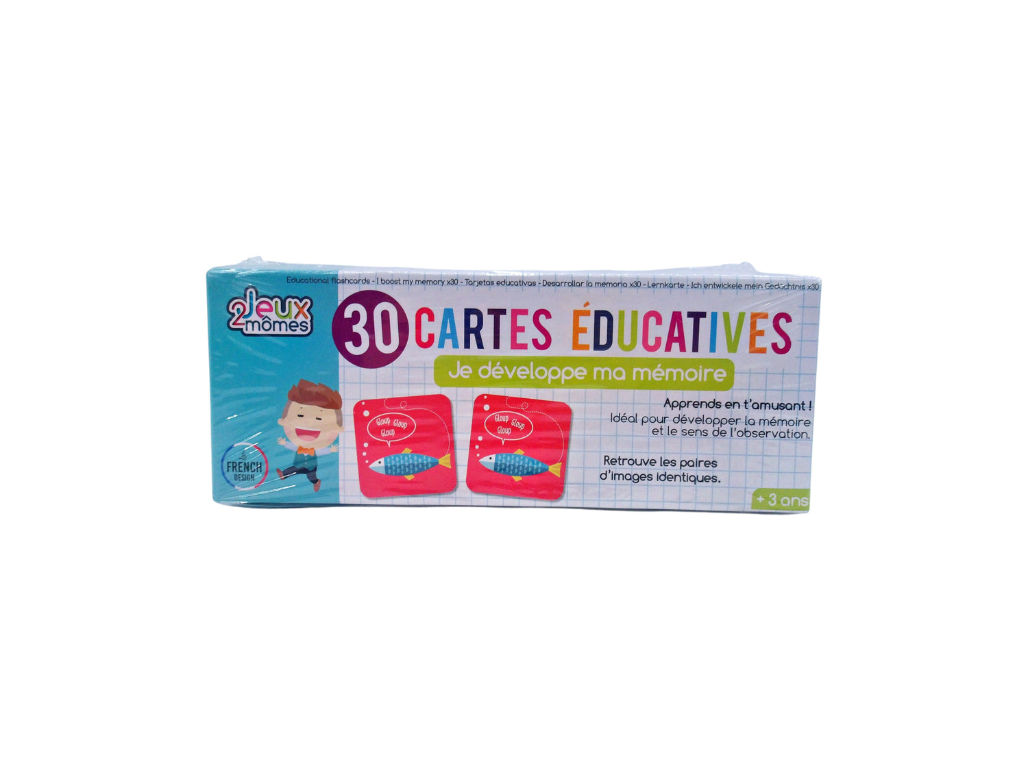 30 Cartes éducatives - Je développe ma mémoire