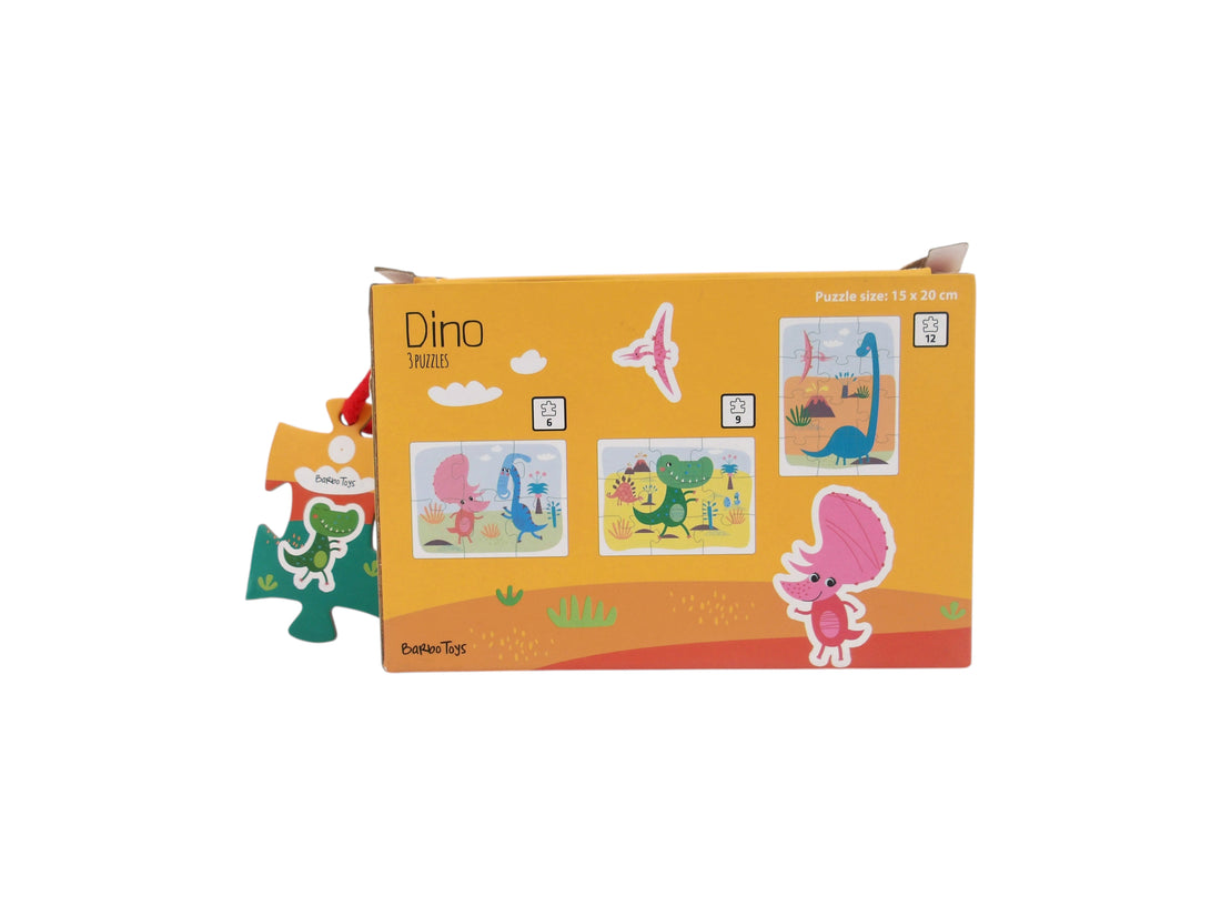 Puzzles évolutifs - Dino x 3