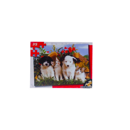 Puzzle - Chats et chiens - 35 pièces