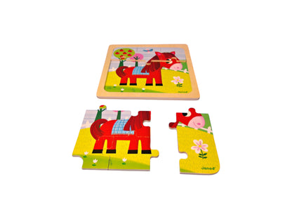 Puzzle - Cheval Tornado - 9 pièces