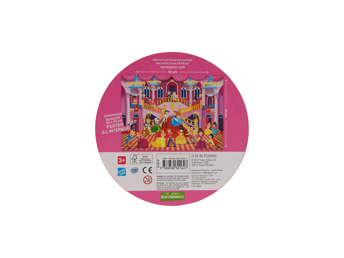 Puzzle  géant - Le bal des Princesses - 30 pièces- Édition 2019