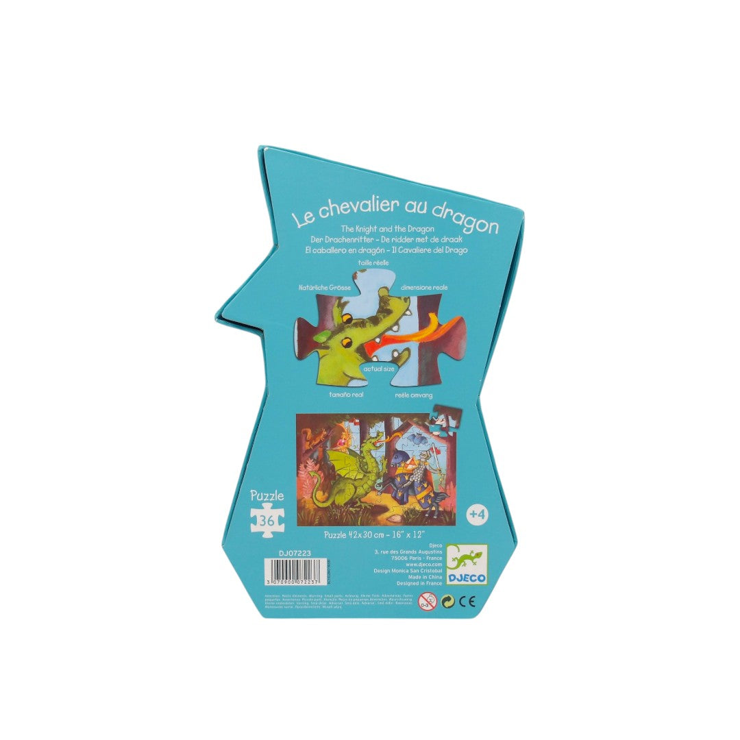 Puzzle - Le chevalier au dragon - 36 pièces