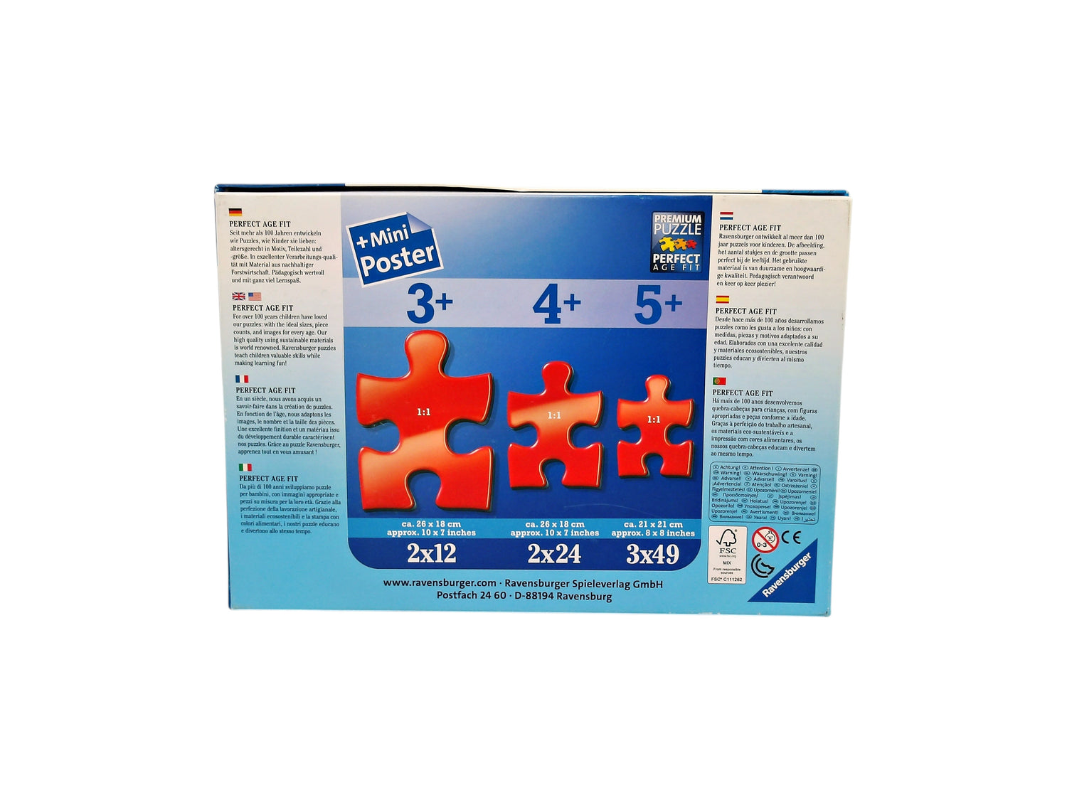 Puzzle - Pat Patrouille  - 3x49 pièces- Édition 1991