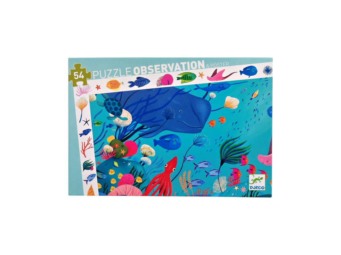 Puzzle observation - Aquatique - 54 pièces