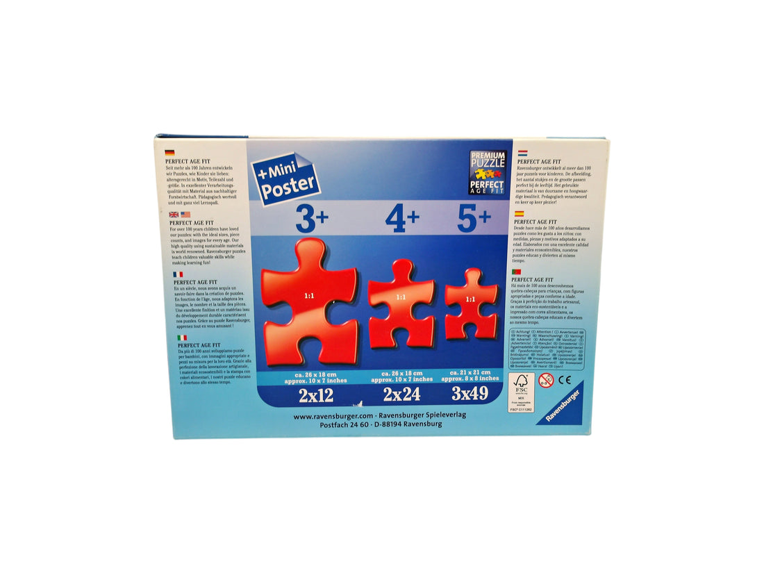 Puzzle Disney - La reine des neiges - 3x49 pièces