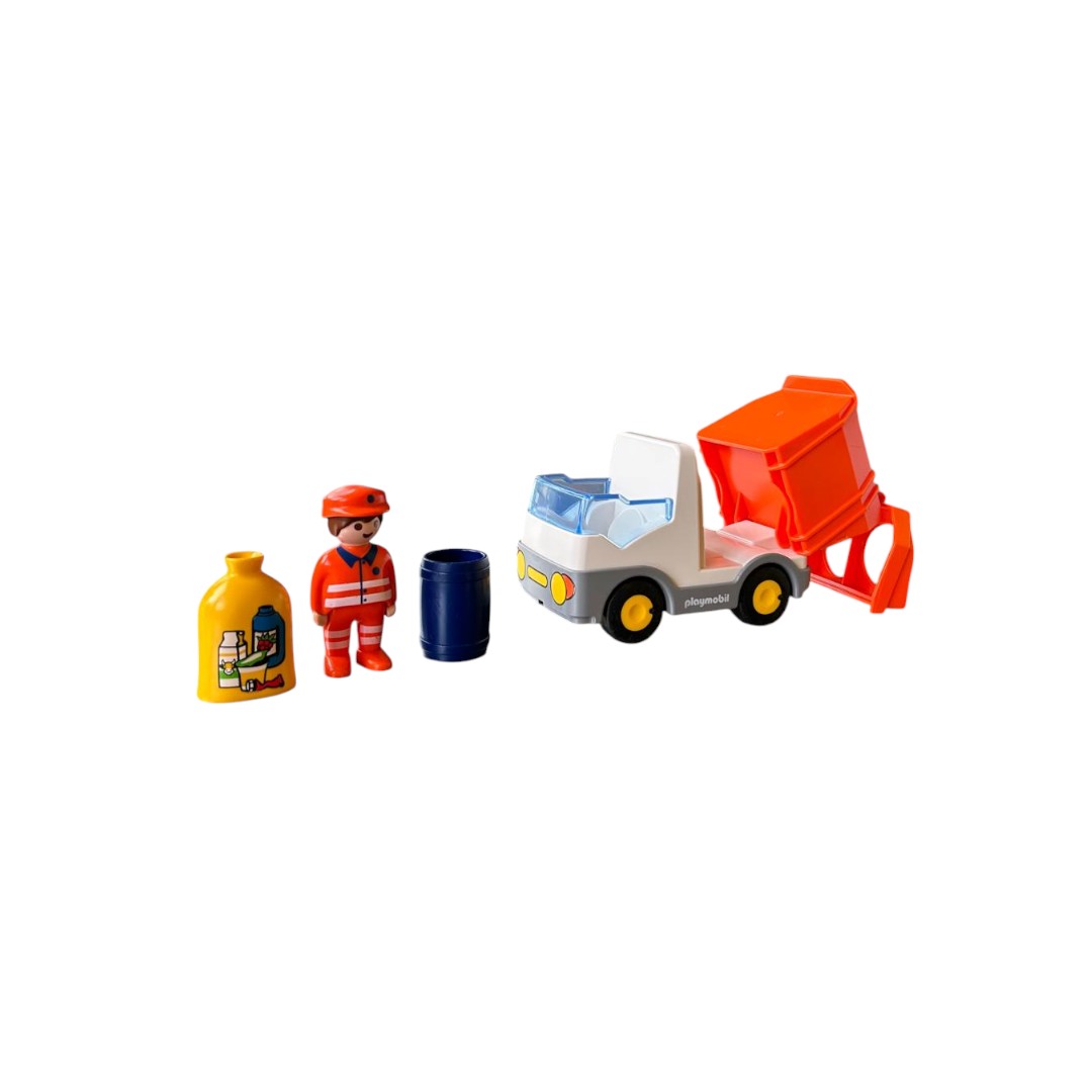 Playmobil 1.2.3 - Camion poubelle - Set 6774