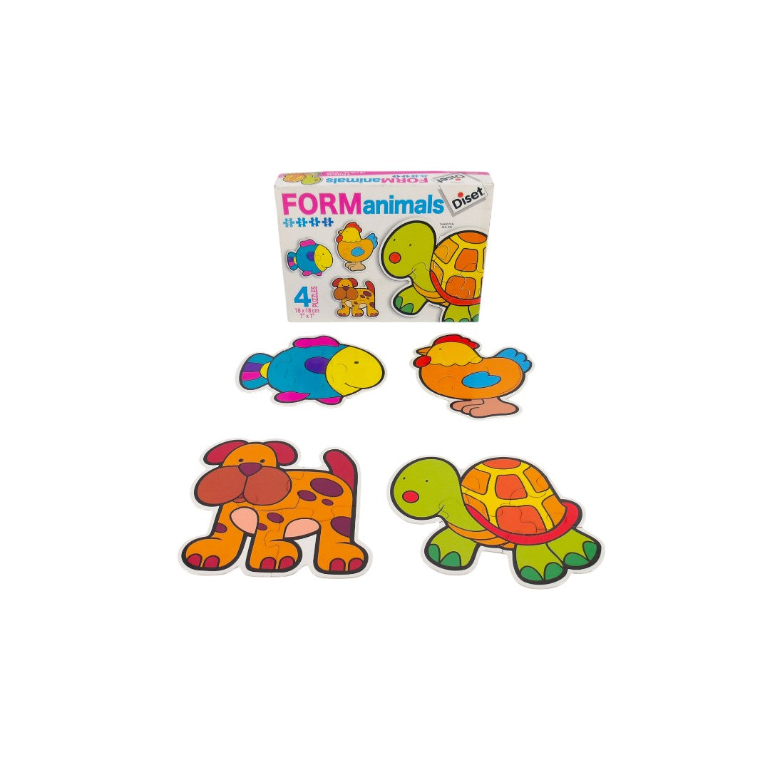 Puzzles progressifs - Animaux - FORManimals - x4- Édition 2003