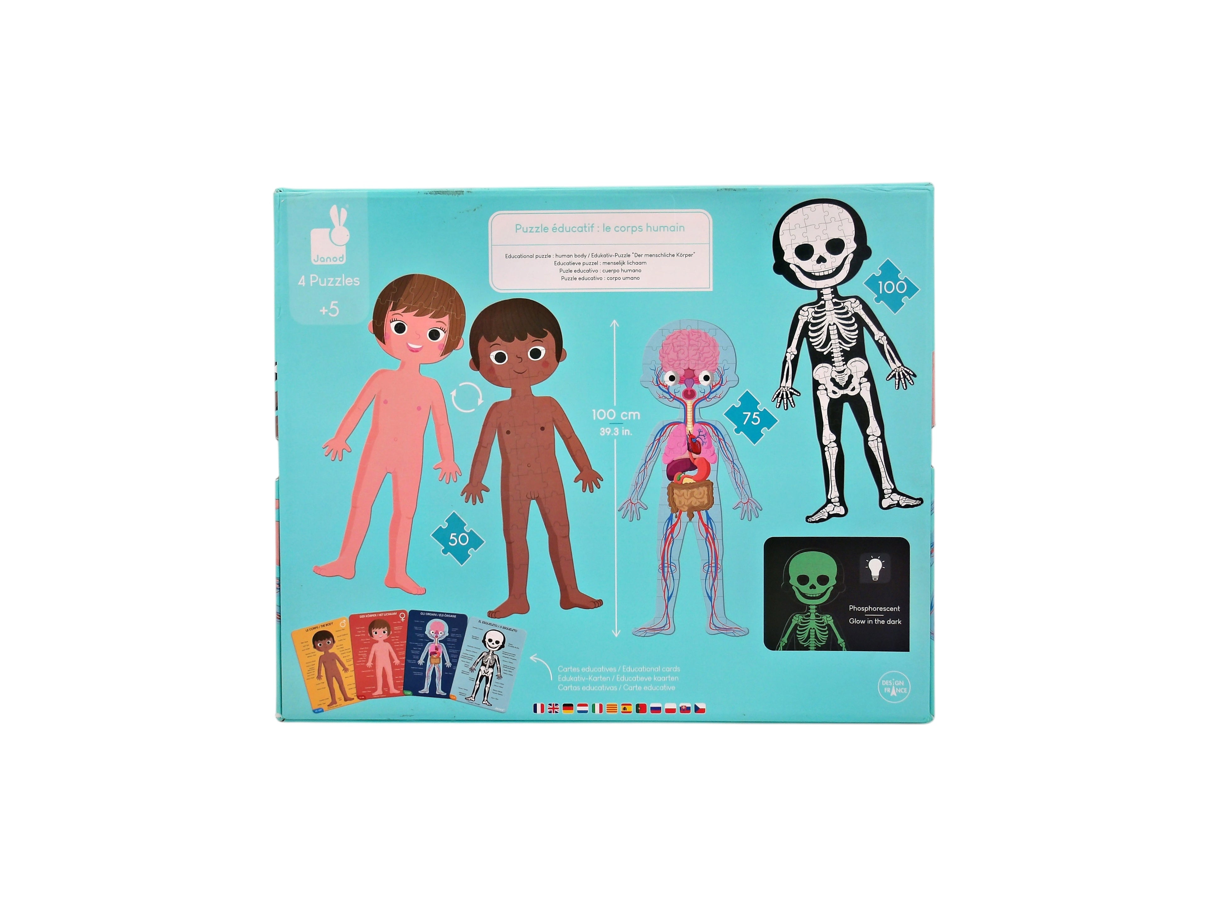 Puzzle éducatif - Le corps humain x 4- Édition 2019
