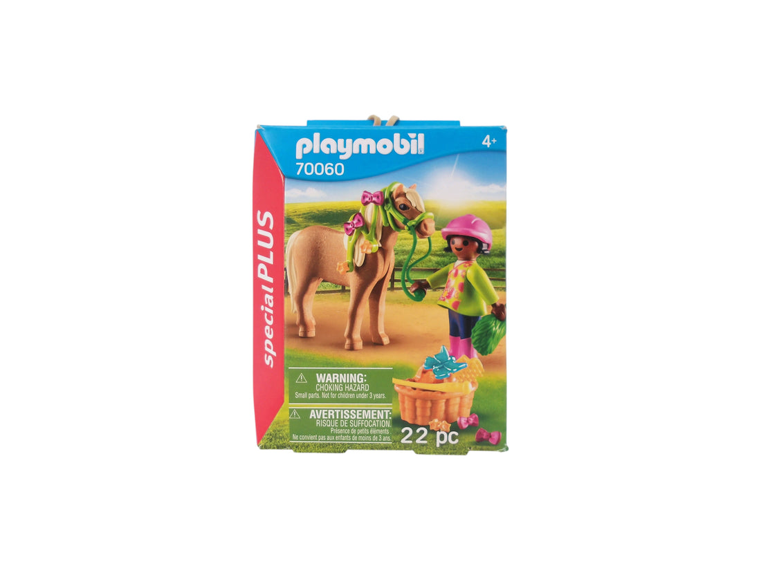 Playmobil Spécial Plus - Cavalière avec poney - Set 70060